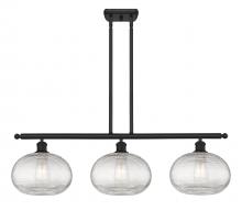 Innovations Lighting 516-3I-BK-G555-10CL - Ithaca - 3 Light - 37 inch - Matte Black - Cord hung - Island Light