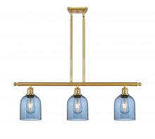 Innovations Lighting 516-3I-SG-G558-6BL - Bella - 3 Light - 36 inch - Satin Gold - Cord hung - Island Light