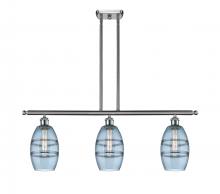 Innovations Lighting 516-3I-SN-G557-6BL - Vaz - 3 Light - 36 inch - Brushed Satin Nickel - Cord hung - Island Light