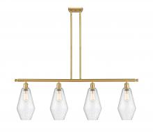 Innovations Lighting 516-4I-SG-G654-7 - Cindyrella - 4 Light - 48 inch - Satin Gold - Cord hung - Island Light