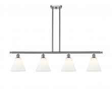  516-4I-SN-GBC-81 - Berkshire - 4 Light - 48 inch - Brushed Satin Nickel - Cord hung - Island Light