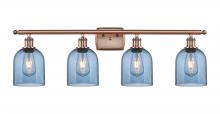  516-4W-AC-G558-6BL - Bella - 4 Light - 36 inch - Antique Copper - Bath Vanity Light