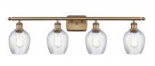  516-4W-BB-G292 - Salina - 4 Light - 36 inch - Brushed Brass - Bath Vanity Light