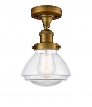 Innovations Lighting 517-1CH-BB-G322 - Olean - 1 Light - 7 inch - Brushed Brass - Semi-Flush Mount