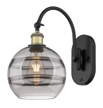 Innovations Lighting 518-1W-BAB-G556-8SM - Rochester - 1 Light - 8 inch - Black Antique Brass - Sconce