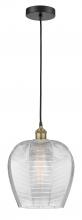  616-1P-BAB-G462-12 - Norfolk - 1 Light - 12 inch - Black Antique Brass - Cord hung - Mini Pendant