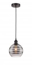 Innovations Lighting 616-1P-OB-G556-8SM - Rochester - 1 Light - 8 inch - Oil Rubbed Bronze - Cord hung - Mini Pendant