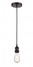  616-1P-OB - Edison - 1 Light - 2 inch - Oil Rubbed Bronze - Cord hung - Mini Pendant