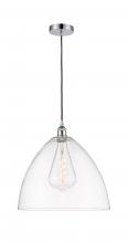 Innovations Lighting 616-1P-PC-GBD-162 - Bristol - 1 Light - 16 inch - Polished Chrome - Cord hung - Pendant