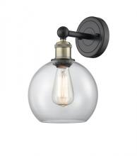 Innovations Lighting 616-1W-BAB-G122-8 - Athens - 1 Light - 8 inch - Black Antique Brass - Sconce