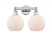 Innovations Lighting 616-2W-PN-G121-8 - Athens - 2 Light - 17 inch - Polished Nickel - Bath Vanity Light