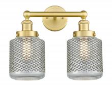  616-2W-SG-G262 - Stanton - 2 Light - 15 inch - Satin Gold - Bath Vanity Light