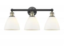  616-3W-BAB-GBD-751 - Bristol - 3 Light - 26 inch - Black Antique Brass - Bath Vanity Light