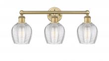  616-3W-BB-G462-6 - Norfolk - 3 Light - 24 inch - Brushed Brass - Bath Vanity Light