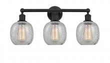 Innovations Lighting 616-3W-BK-G105 - Belfast - 3 Light - 24 inch - Matte Black - Bath Vanity Light