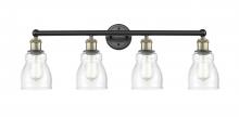  616-4W-BAB-G394 - Ellery - 4 Light - 32 inch - Black Antique Brass - Bath Vanity Light