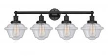 Innovations Lighting 616-4W-BK-G534 - Oxford - 4 Light - 34 inch - Matte Black - Bath Vanity Light