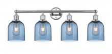  616-4W-PC-G558-6BL - Bella - 4 Light - 33 inch - Polished Chrome - Bath Vanity Light