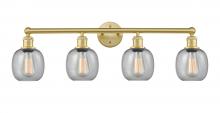  616-4W-SG-G104 - Belfast - 4 Light - 33 inch - Satin Gold - Bath Vanity Light