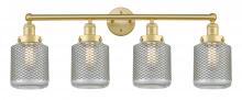  616-4W-SG-G262 - Stanton - 4 Light - 33 inch - Satin Gold - Bath Vanity Light