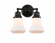  623-2W-BK-G191 - Bellmont - 2 Light - 14 inch - Matte Black - Bath Vanity Light