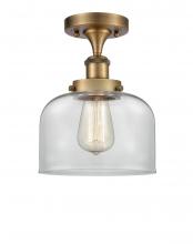 Innovations Lighting 916-1C-BB-G72 - Bell - 1 Light - 8 inch - Brushed Brass - Semi-Flush Mount