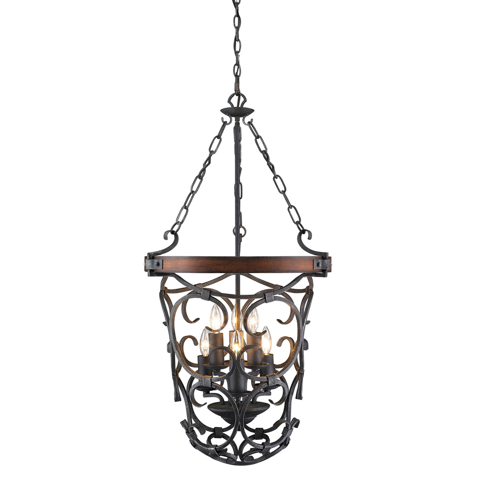 Madera 2 Tier - 6 Light Pendant