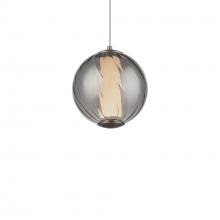 Modern Forms US Online PD-32507-30-SM/BN - Swirly Mini Pendant Light