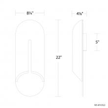 Modern Forms US Online WS-W10522-30-BV/BK - Clog Outdoor Wall Sconce Light