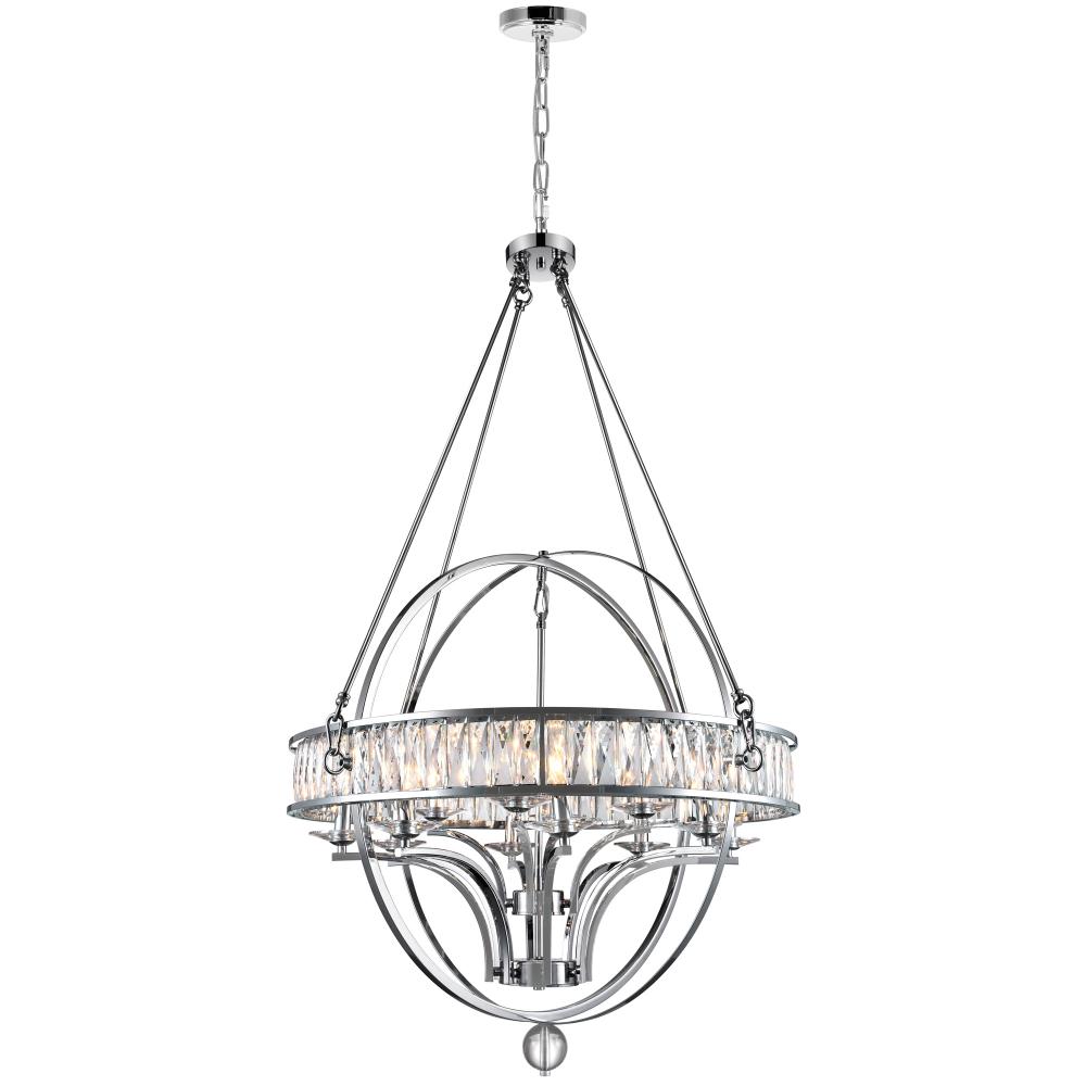 Arkansas 12 Light Chandelier With Chrome Finish