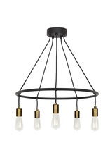  CH1076BLAB - Tae 5 Chandelier