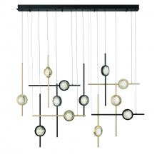 Eurofase 47256-033 - Barletta 53" LED Chandelier In Gold And Black