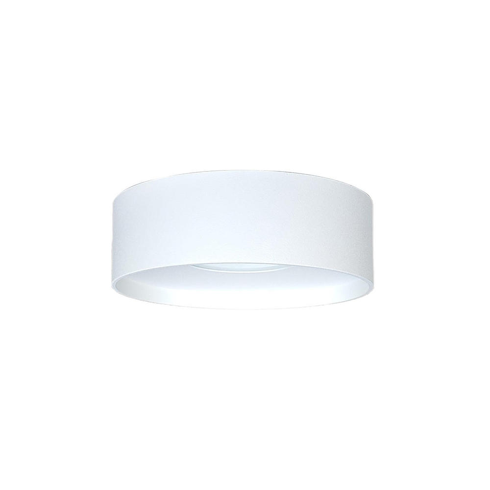 Trenton 5-in White LED Exterior Ceiling