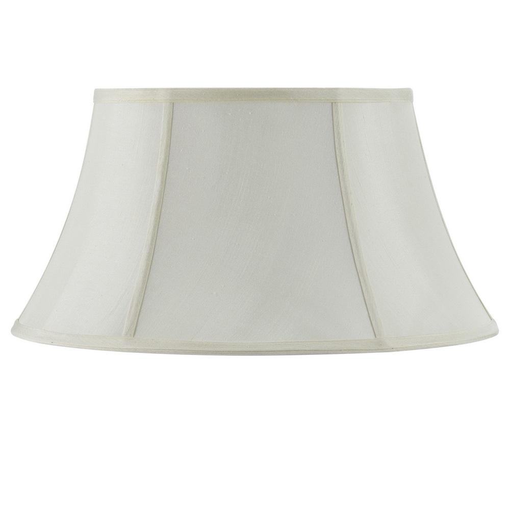 8.5" Tall Eggshell Fabric Shade