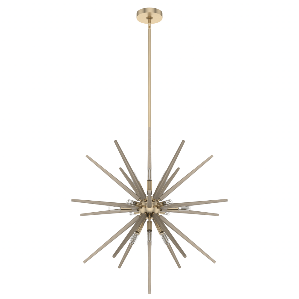 Hunter Jupiter Star Alturas Gold 18 Light Pendant Ceiling Light Fixture