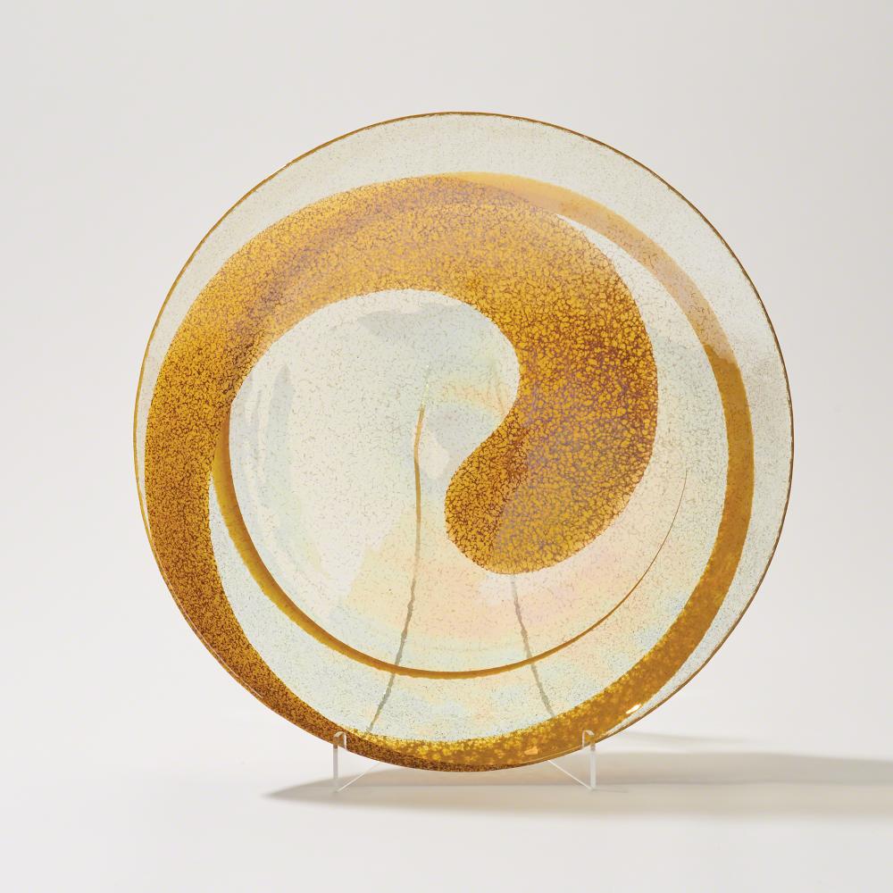 Canary Swirl Charger