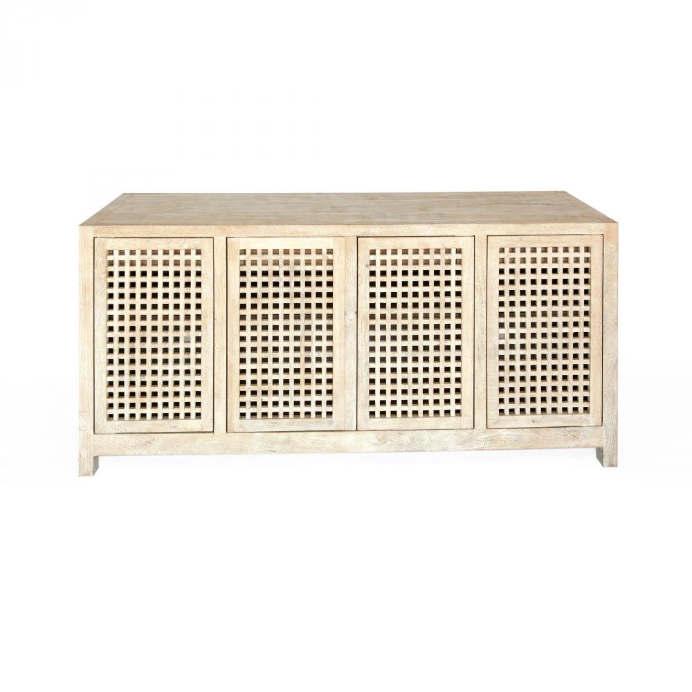 Driftwood Lattice Credenza