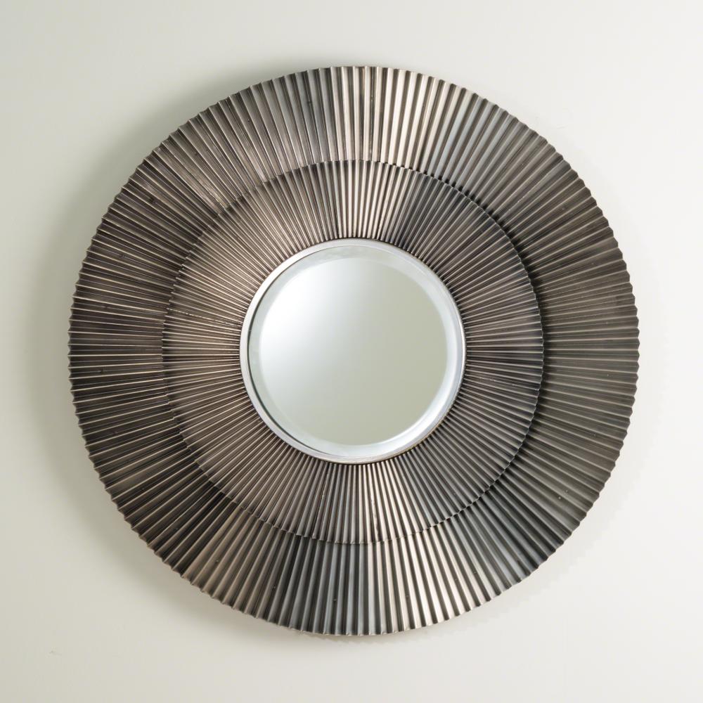 Crimp Mirror-Antique Nickel