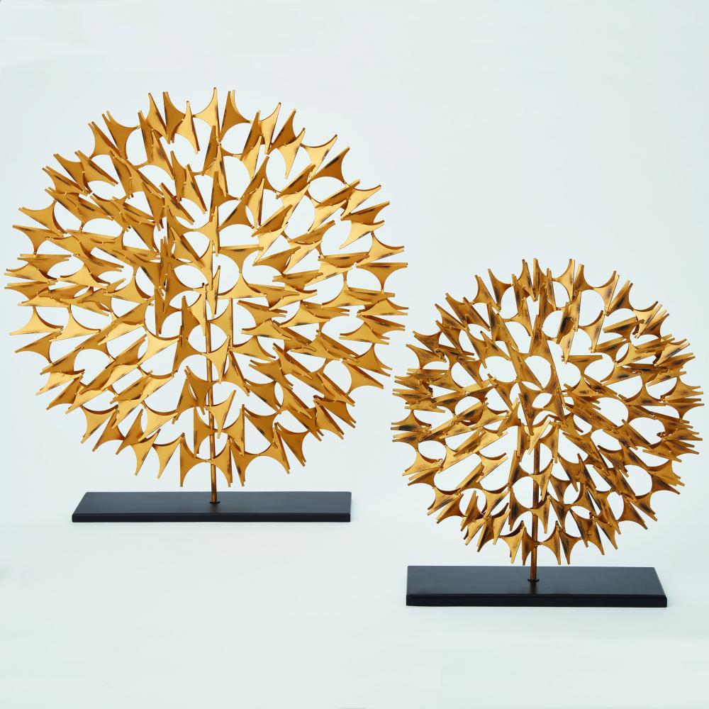 Cosmos Sculpture-Gold-Sm