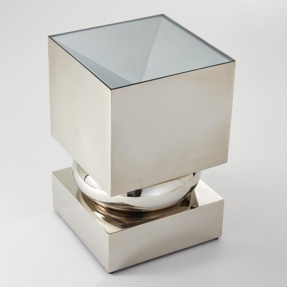 Squeeze Accent Table-Nickel