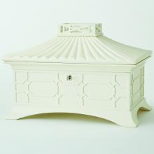 Global Views 2347 - Grande Jewelry Box-White