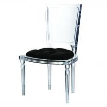 Global Views 3.31248 - Marilyn Acrylic Side Chair-Black