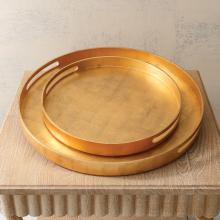 Global Views 7.20109 - Nouveau Luxe Tray-Gold Leaf-Sm