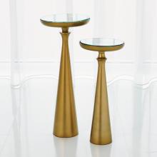 Global Views 7.90766 - Minaret Accent Table-Satin Brass-Lg