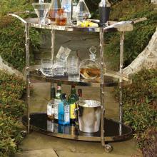 Global Views 8.82048 - Arbor Bar Cart-Nickel