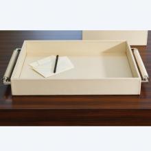 Global Views 9.92595 - Double Handle Serving Tray-Ivory