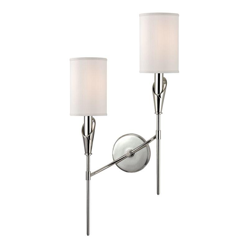 2 LIGHT LEFT WALL SCONCE