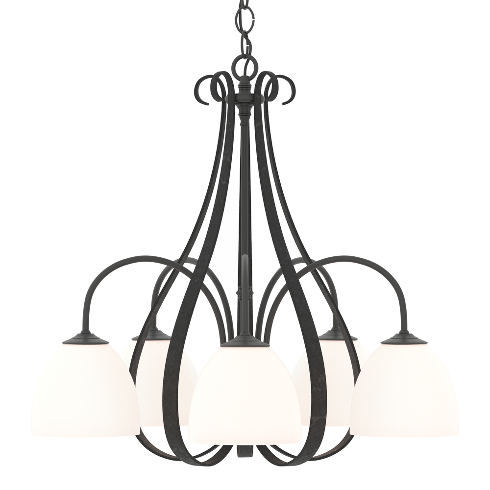 Sweeping Taper 5 Arm Chandelier