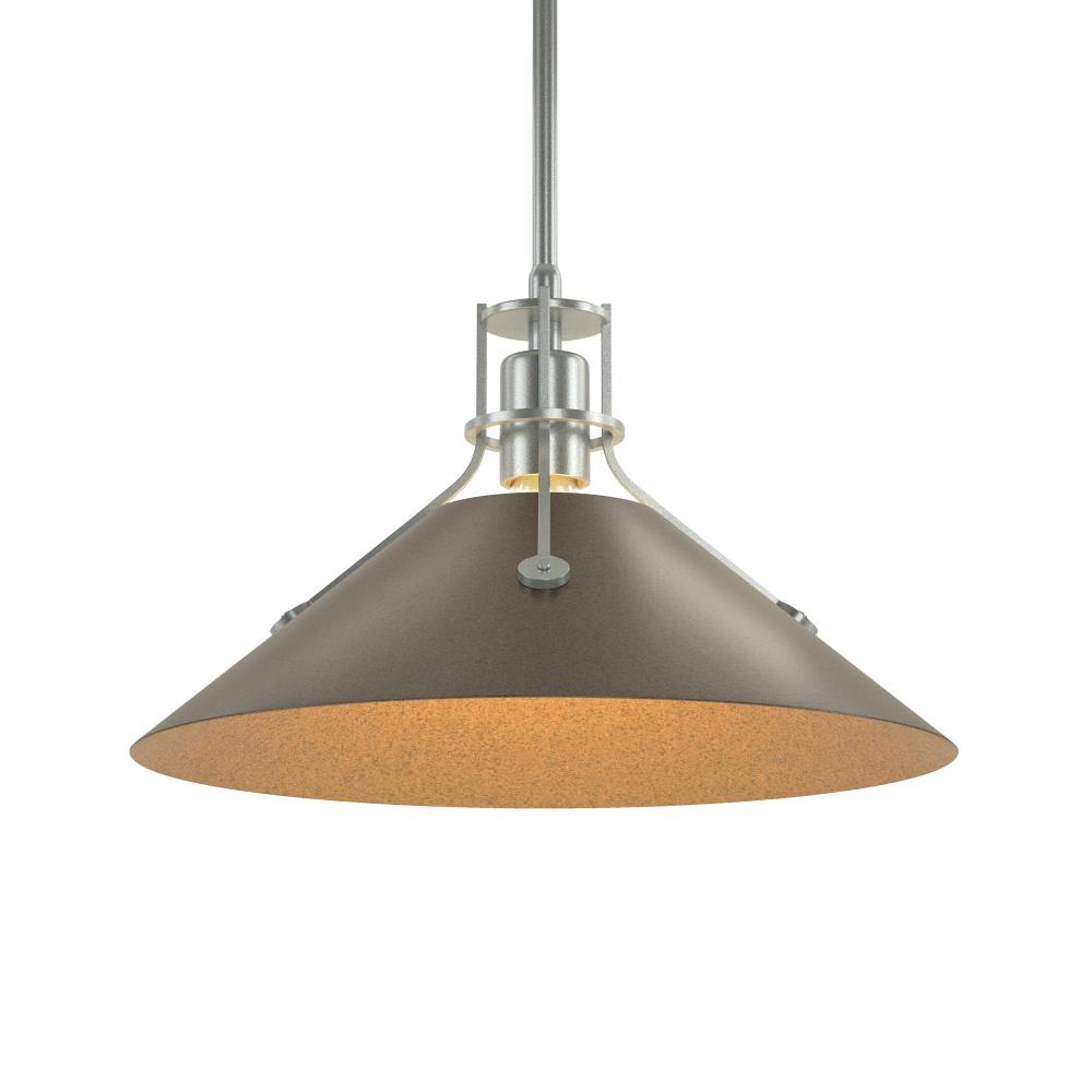 Henry Medium Steel Shade Pendant