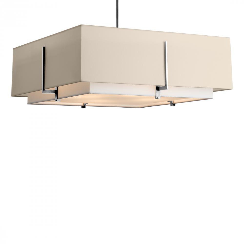 Exos Square Large Double Shade Pendant